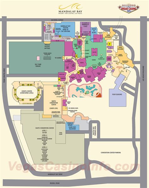 mandalay bay map